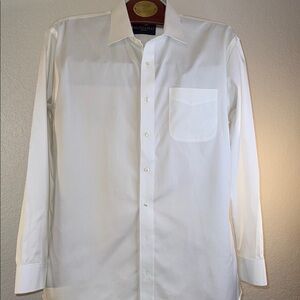 Wilkes & Riley Non Iron White Men's Dress Shirt